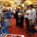 ColorMetrix CEO Jim Raffel at a trade show in October