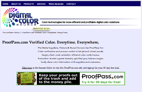 Image of ProofPass Affilate Product Page