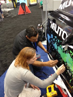 image of mutoh booth vehical wrap